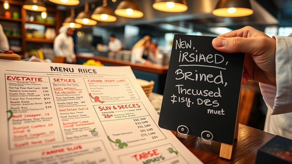 dynamic pricing and menu engineering