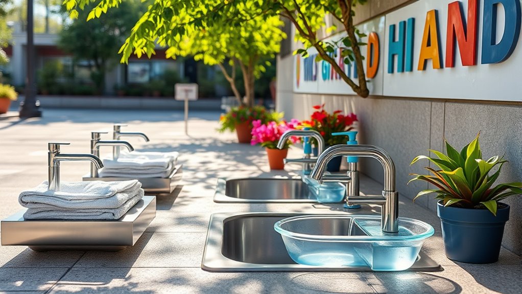 ensure accessible clean hand hygiene