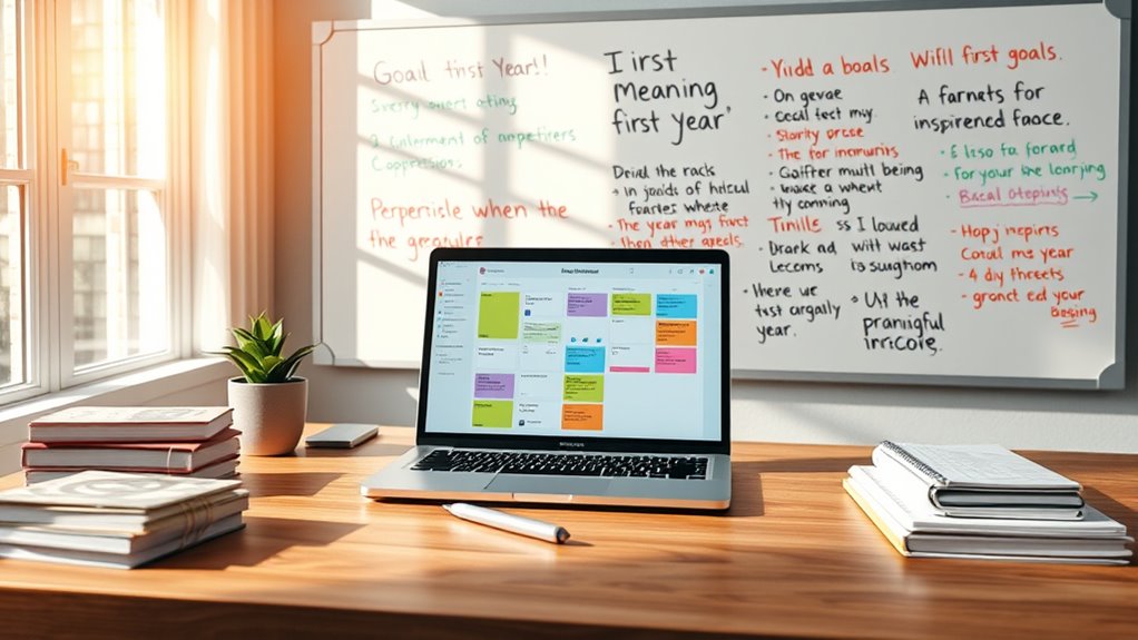 establish first year goals