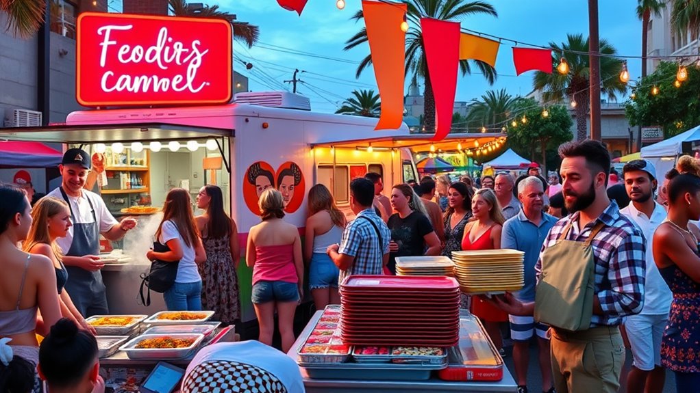 food truck festival preparation