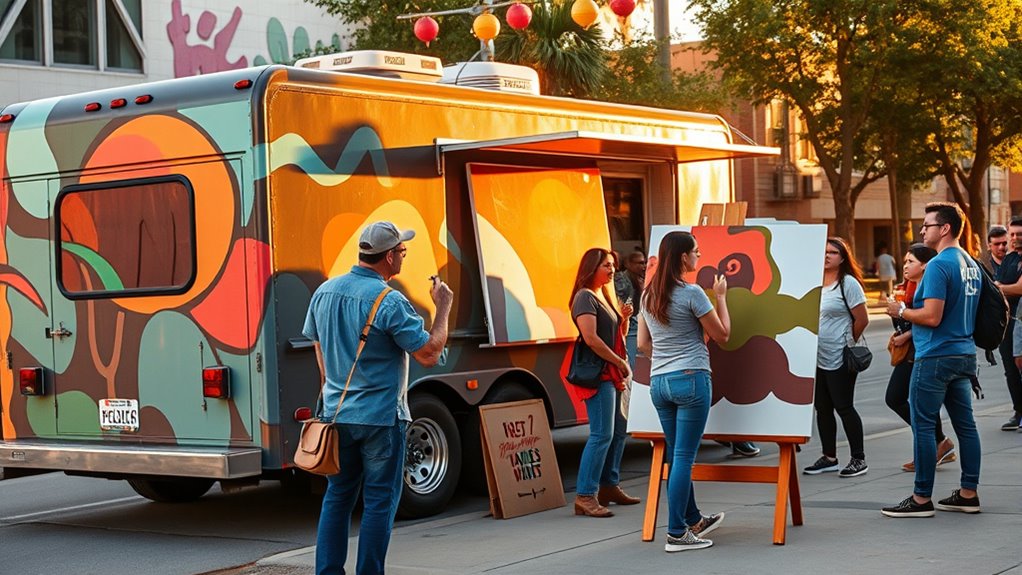 food trucks partner with artists