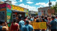 food trucks promote activism