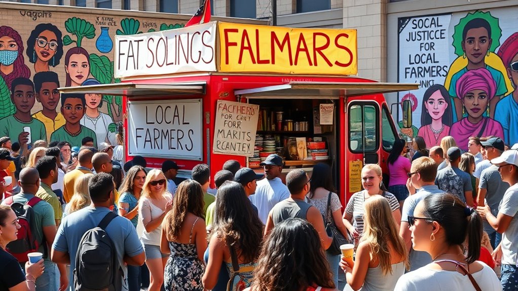 food trucks promote community activism