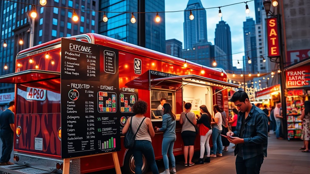 forecasting food truck expenses