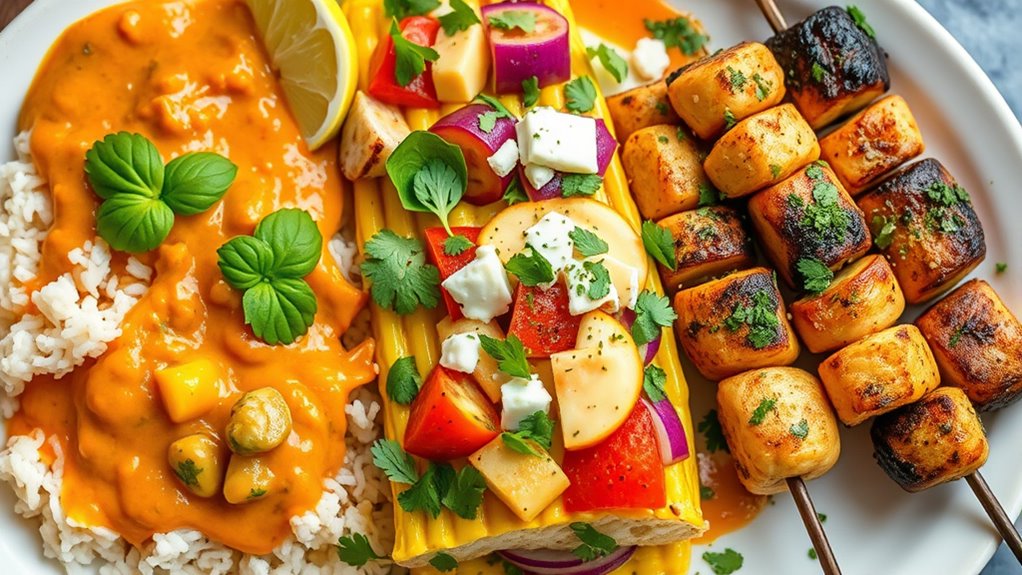 global flavors with local twists