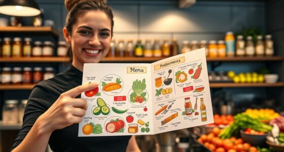 informing customers about ingredients