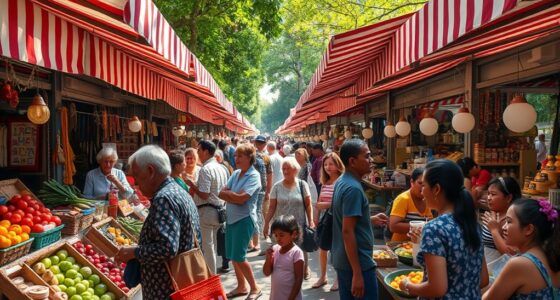 joining local market events