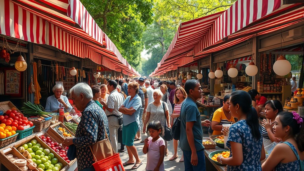 joining local market events