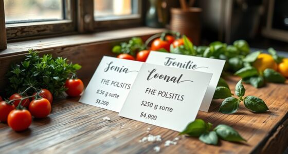 menu pricing strategies