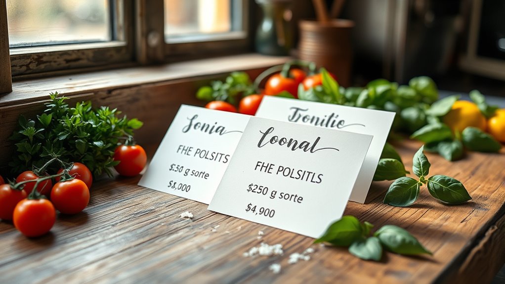 menu pricing strategies