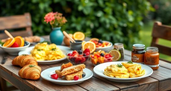 mobile brunch menu design