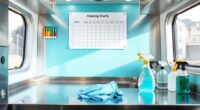 mobile kitchen cleaning schedule