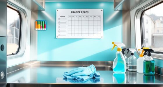 mobile kitchen cleaning schedule