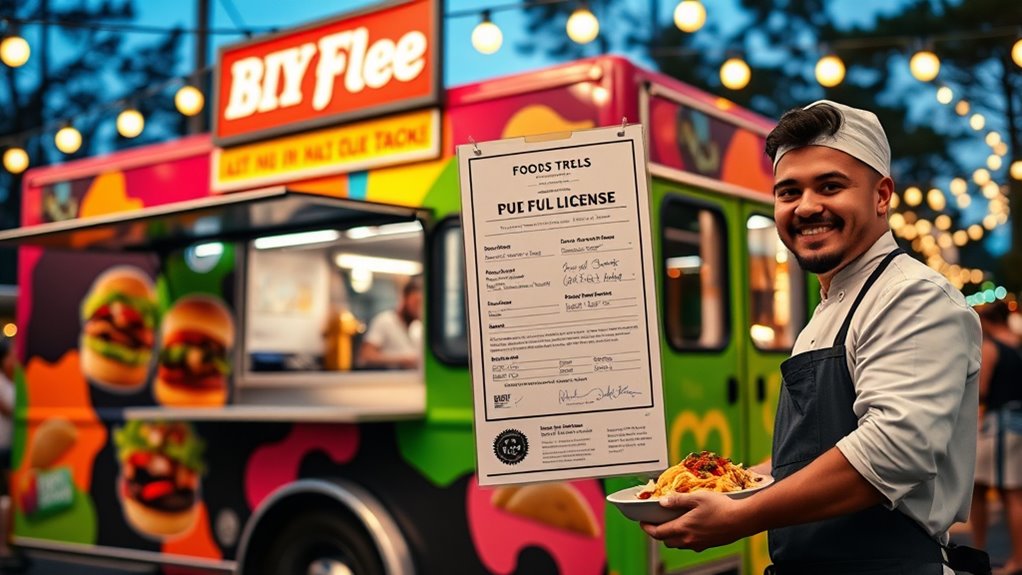 obtain food truck license