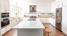 optimized kitchen workspace arrangement