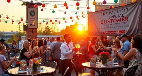 organizing customer appreciation events