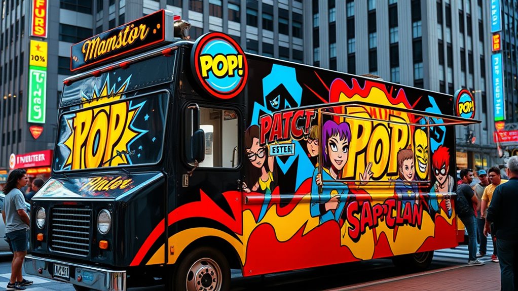 pop culture food truck branding