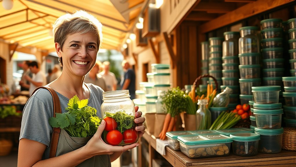 promote reusable container habits