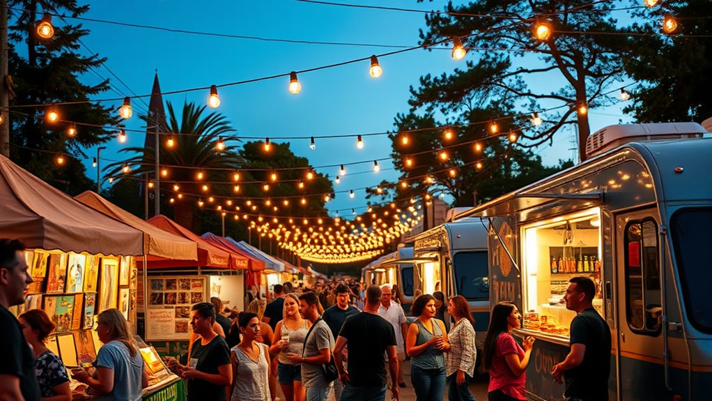 promoting artists via food trucks