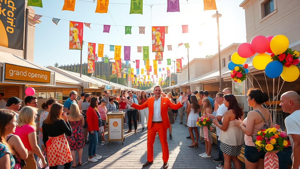 promoting grand opening event