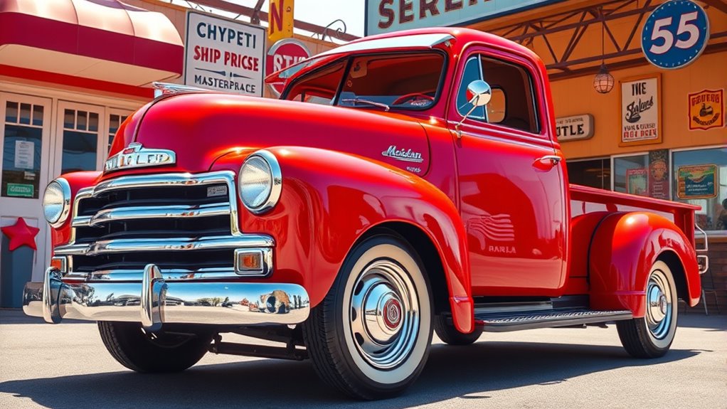 retro trucks evoke nostalgia
