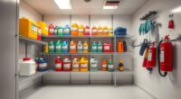 secure chemical storage guidelines
