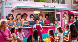 women food truck success