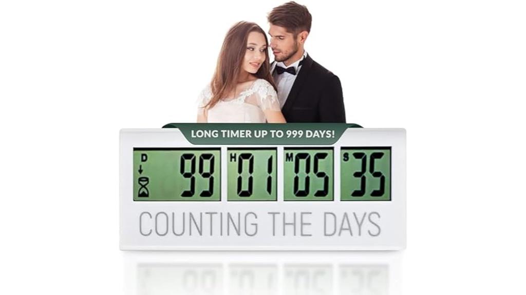 digital countdown clock display
