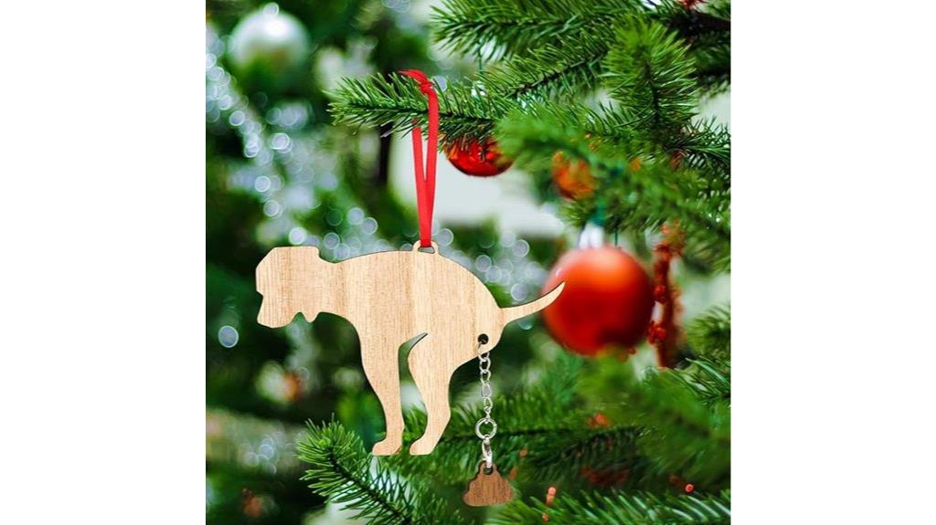 dog poop ornament personalization