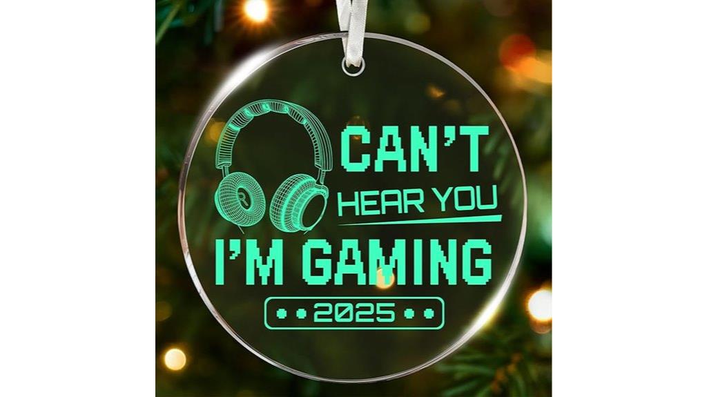 gamer christmas tree ornament