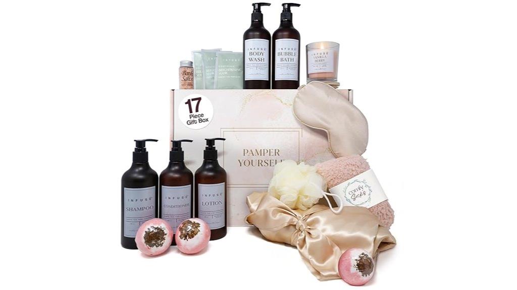 luxury bathrobe gift set