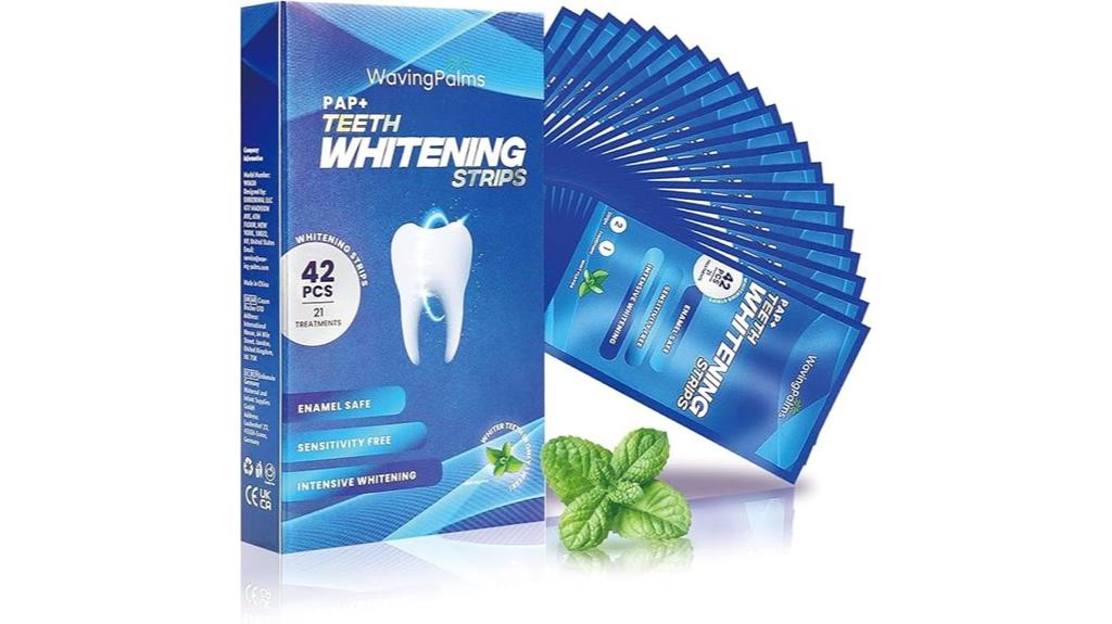 sensitive mint whitening strips