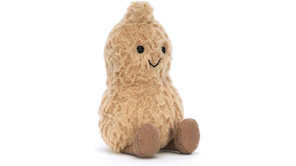 soft peanut shaped plush