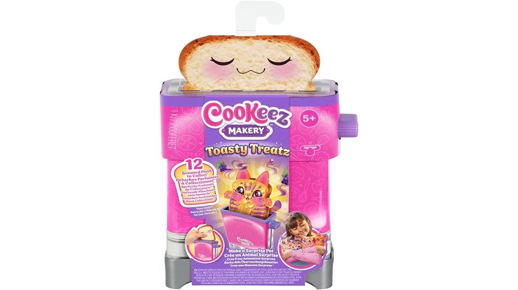 toaster with scented plush