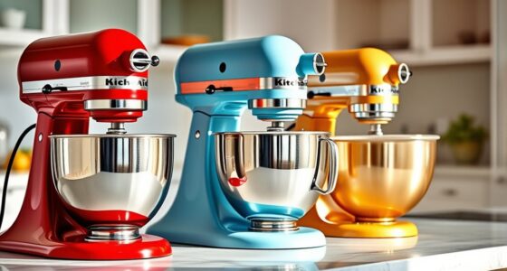 top kitchenaid mixer colors