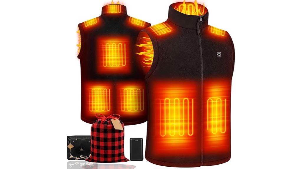 unisex heated vest battery