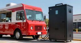 battery station powers food truck
