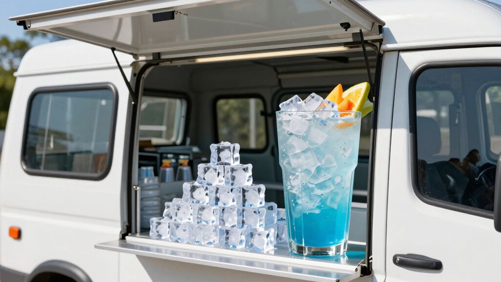 clear ice enhances presentation