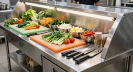 efficient kitchen workspace design