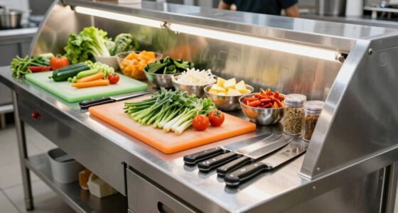 efficient kitchen workspace design