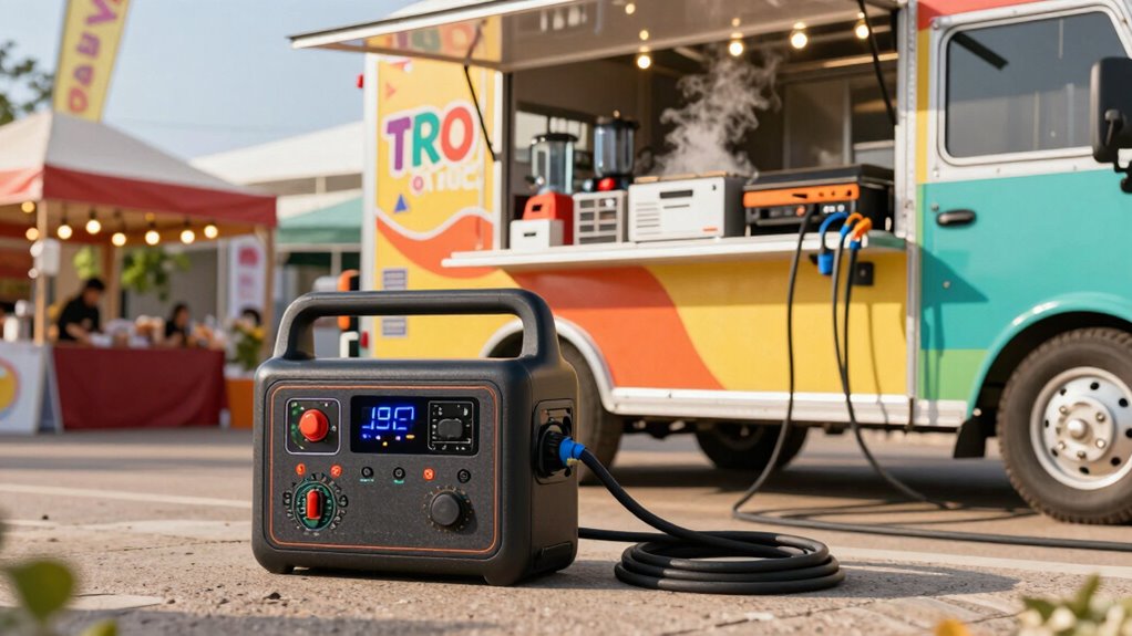 efficient renewable food truck power