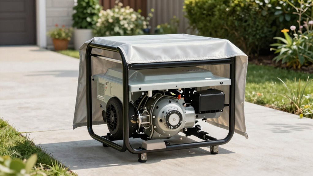 ensure proper generator ventilation