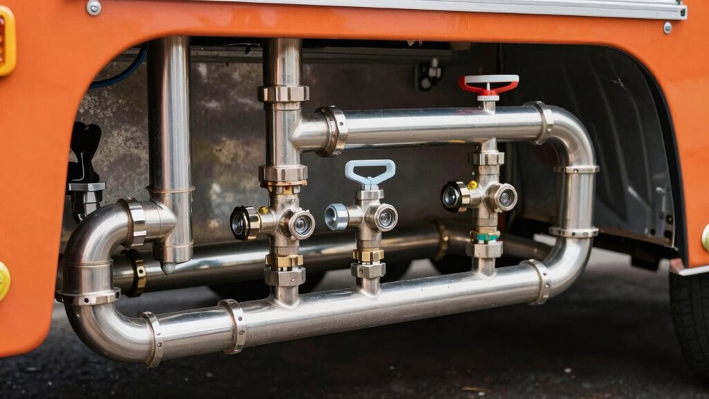 essential food truck plumbing