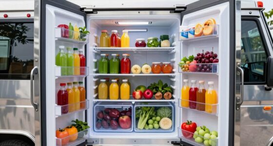 maximize small fridge space
