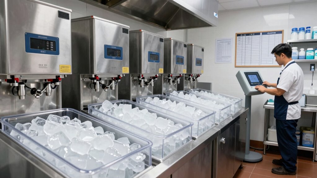 monitor forecast optimize ice supplies