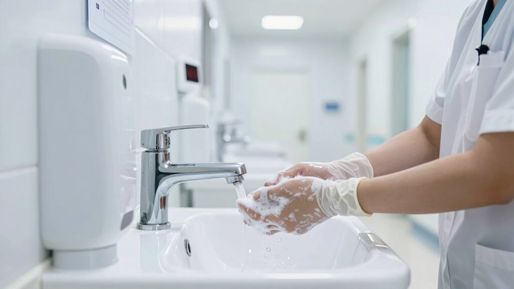 monitoring and reinforcing hand hygiene