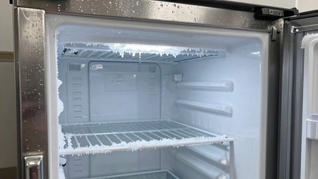 neglected defrosting causes damage