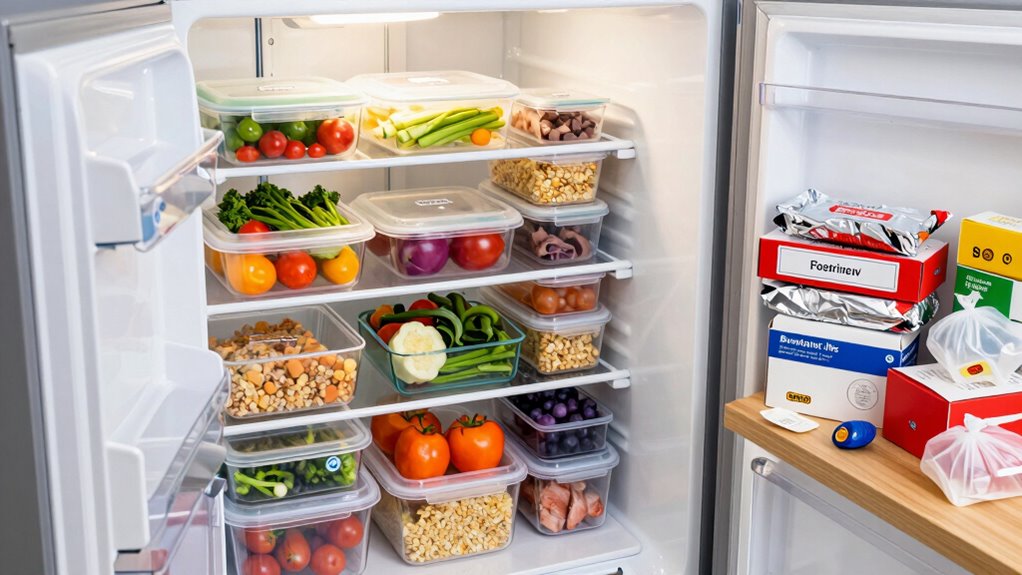 organized efficient meal prep