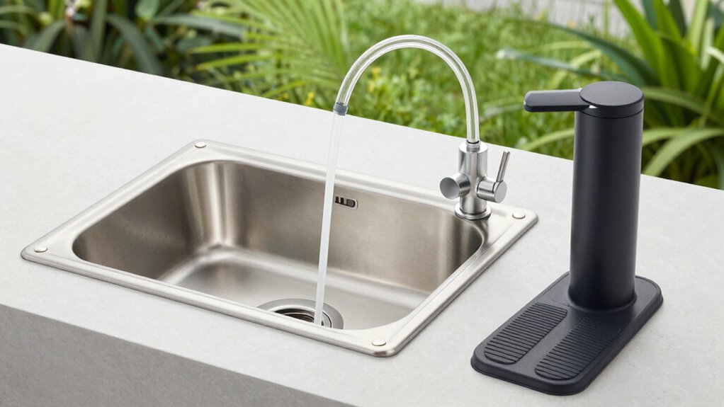 portable sink setup options