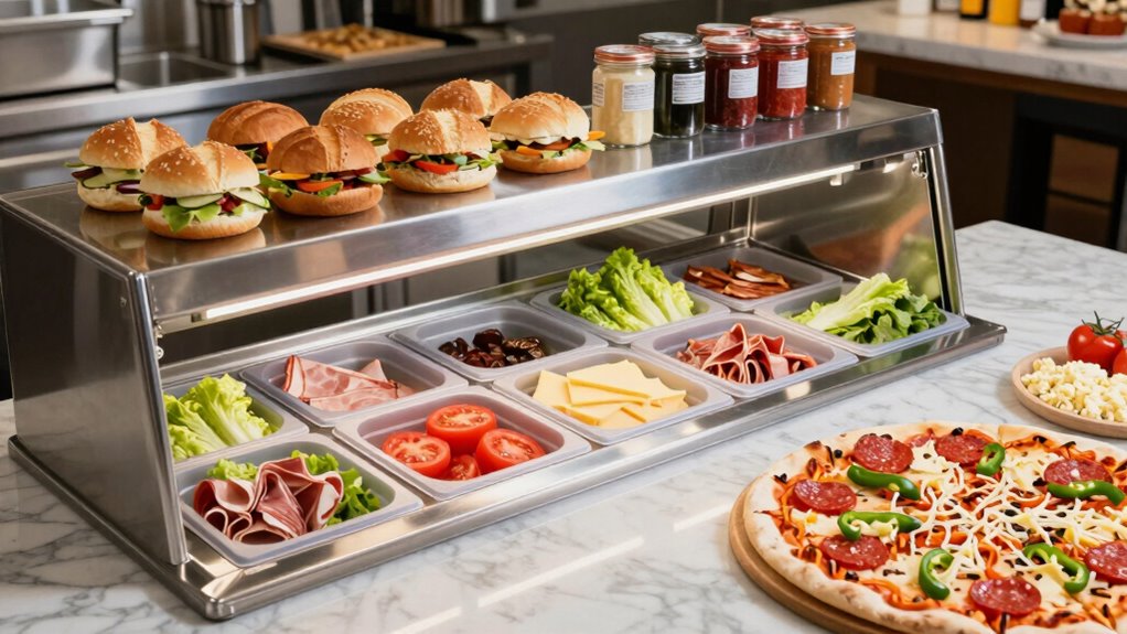 refrigerated ingredient organization techniques